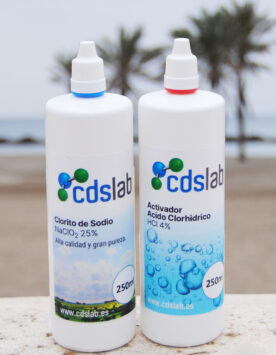 Kit clorito de sodio 250ml+ activador 250ml