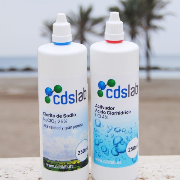 Kit clorito di sodio 250ml+ attivatore 250ml