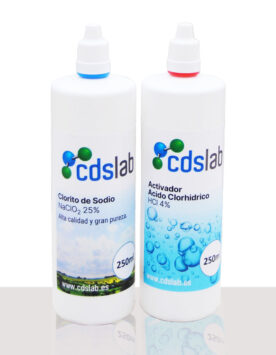 Kit Clorito de sodio 250 ml+ Activador 250 ml (HCl)