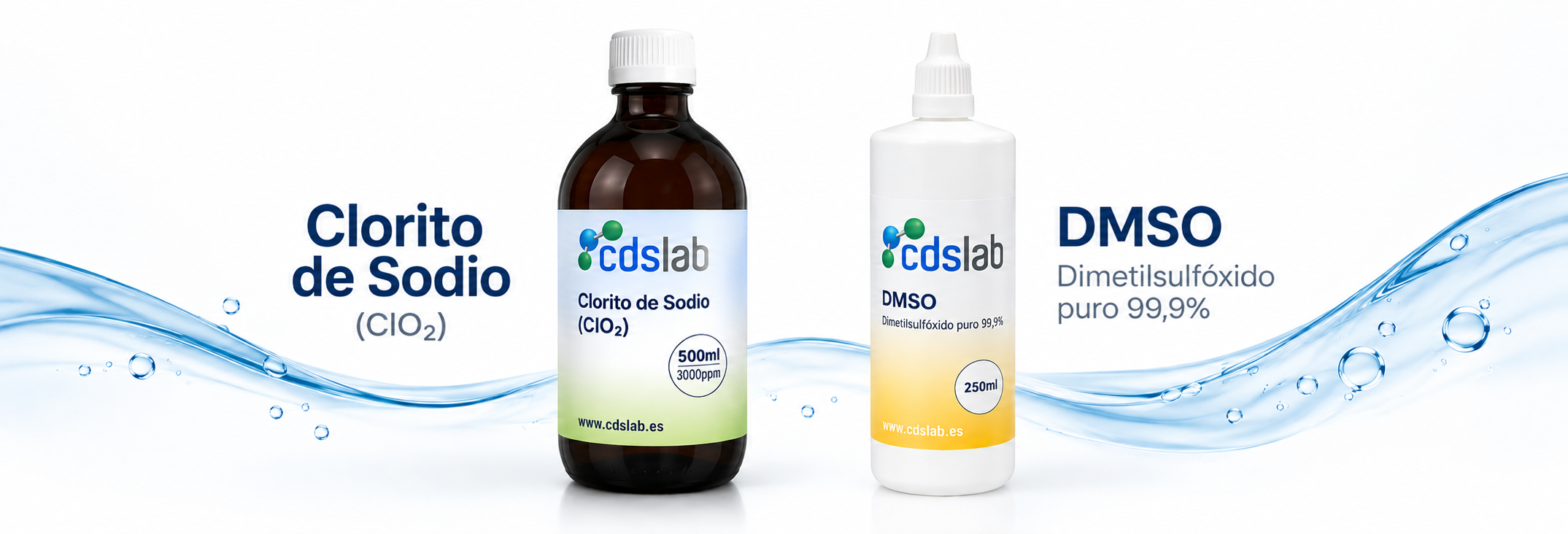 Clorito de sodio y DMSO de CDSlab